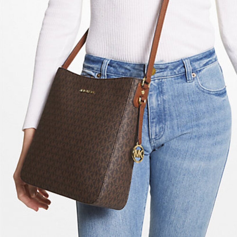 Michael Kors Jet Set Travel Large Messenger Brown